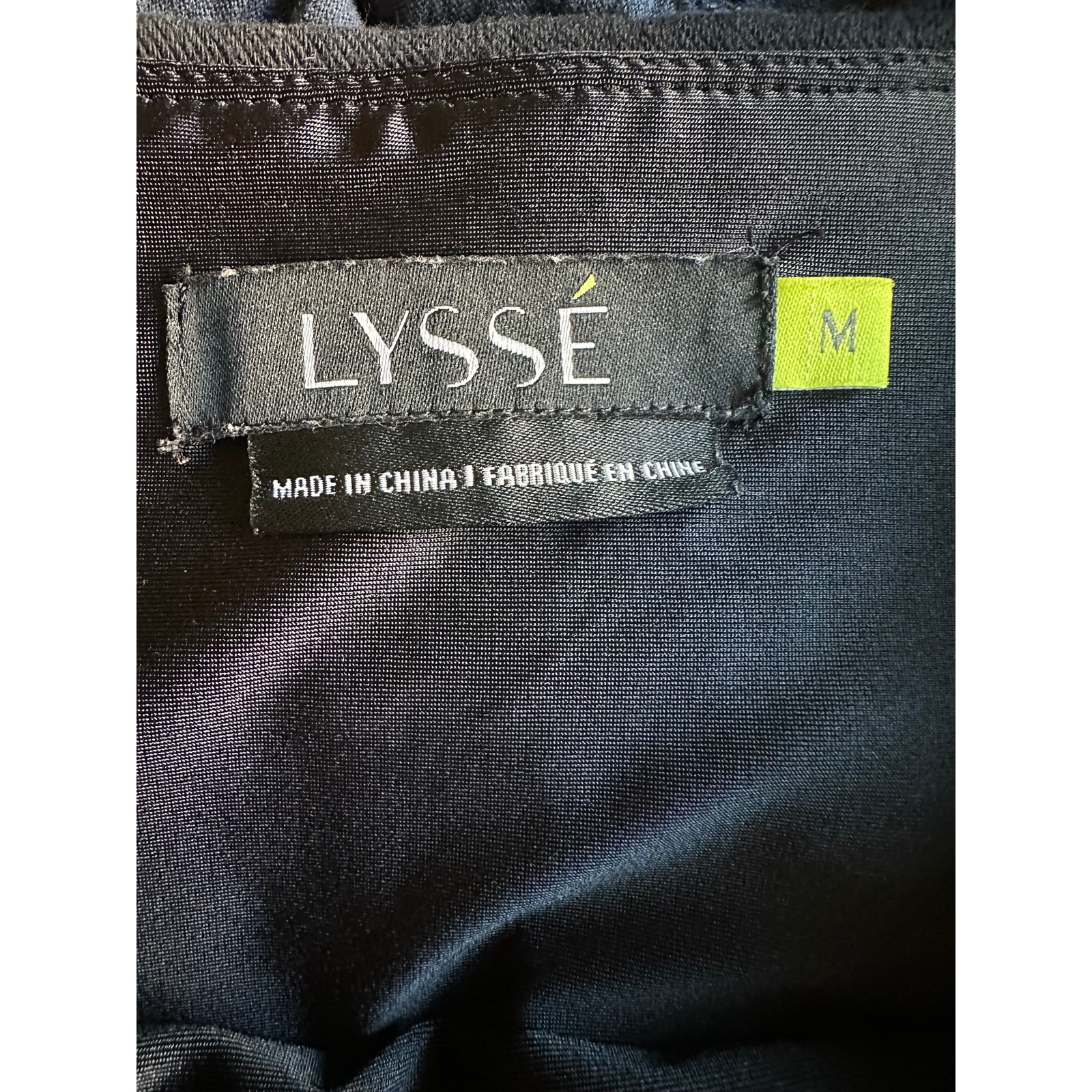 Nwot Lyss Sz. M Black Denim Skinny Jean Jegging Faux Pockets Side Slit Hem 28" — image 5 of 8